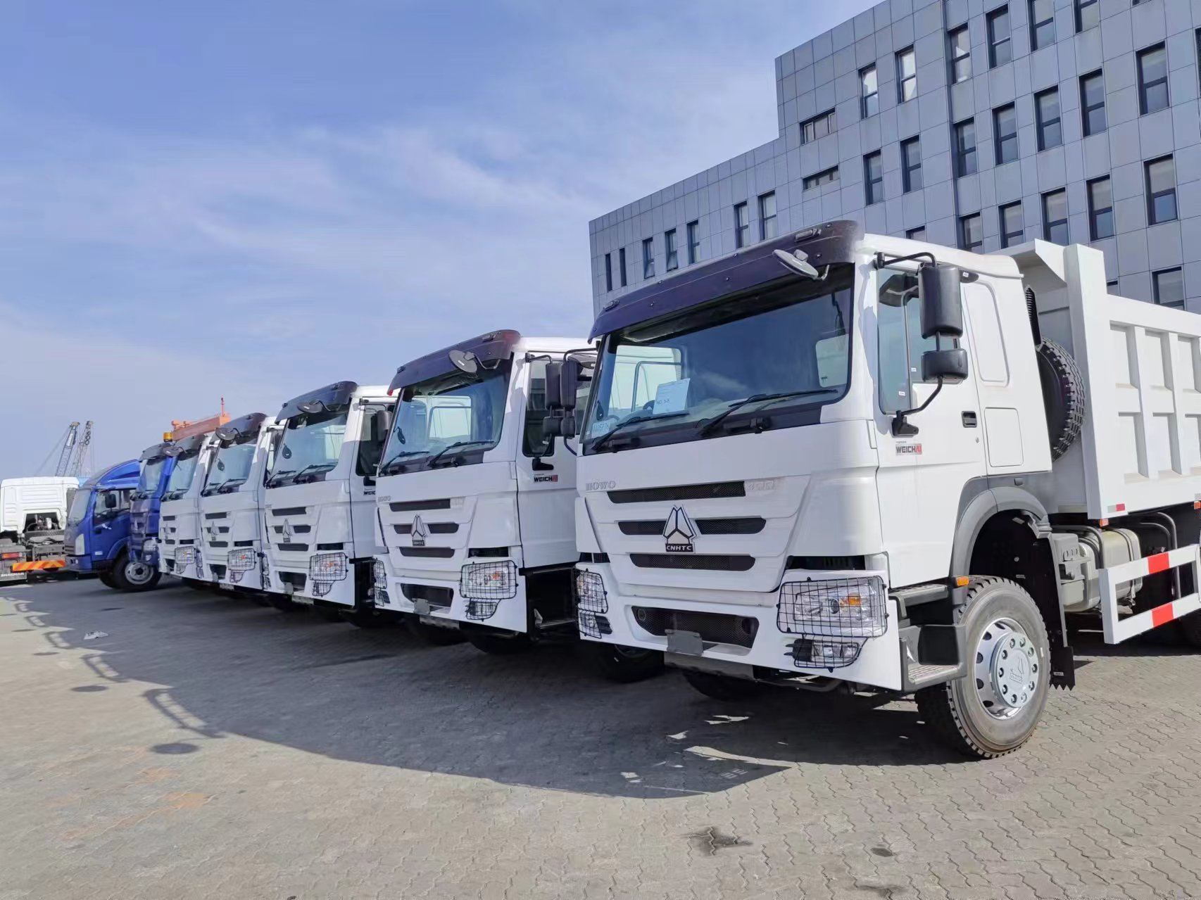 Sinotruk Howo 6*4 Döküm Kamyonları Teslimat İçin Hazır