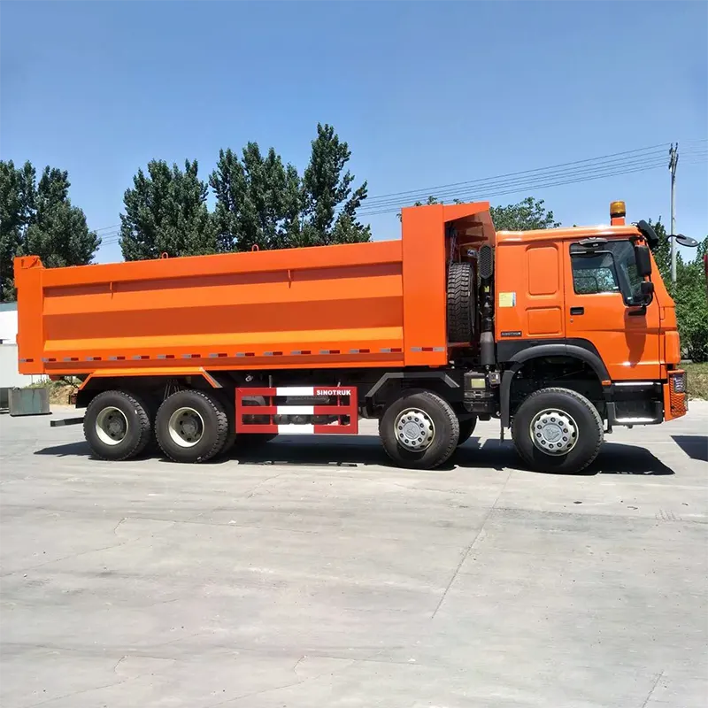 Sinotruk Howo 12 Wheelers Damperli Kamyon Euro 2 soldan direksiyonlu